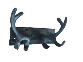 [Pack Of 2] Cast Iron Antler Double Hook 8&quot;&quot; - $62.55