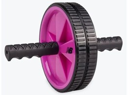 New Balance Ab Wheel Roller Fuchsia Lightweight Workout Exercise Fitness - £12.66 GBP