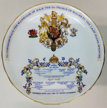 Vintage Aynsley Prince of Wales Lady Diana Marriage Wedding Footed Dish Bowl  - £11.94 GBP