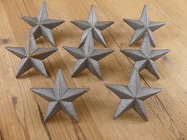 8 Star Nails LARGE 3 1/2&quot; Inch Raw Tacks Rustic Flag Cast Iron **SOME RU... - $460.08 MXN