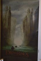 #2593 LOTR Theater Poster - Fellowship of the Ring- 47x70 Laminated-Doub... - $250.00