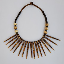 Naga Tribal Skull Phurba Beads Necklace - Nepal - £79.63 GBP