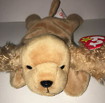 Ty Beanie Babies Spunky the Cocker Spaniel Dog, 1997 PVC Pellets, New with Tags - £6.39 GBP