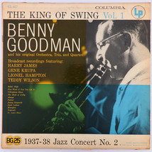 Benny Goodman – The King Of Swing Vol. 1 - 1937-38 Jazz Concert No. 2 LP CL-817 - £1.79 GBP