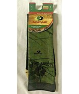 Men&#39;s Socks Mossy Oak Size 1 Pair 9-12 Crew Foliage Green Brown Arch Sup... - £10.96 GBP