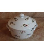 CORDON BLEU BIA FRANCE FLORAL LIDDED CASSEROLE DISH EUC DHA273 - $34.95