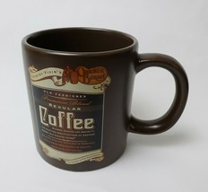Cracker Barrel Coffee Mug Brown Large Old Country Store Multi-Color - $37.57