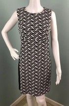 NWT Women&#39;s W118 By Walter Baker Black/White Geo Print &quot;Randal&quot; Dress Sz... - $29.69