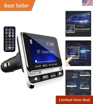 Bluetooth FM Transmitter for Car with Remote &amp; Hands-Free Calling - Deep... - $728.59 MXN