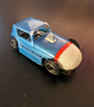 Vintage Tyco Pro Slot Car Hot Rod Super Modified Blue White HO Scale Ori... - $46.19