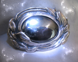 HAUNTED ANTIQUE PIN MASTER WITCH SCRYING MIRROR DIVINATION TOOL EXTREME MAGICK  image 2