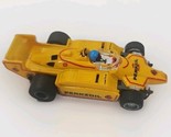 Vtg TYCO Formula 1 Indy PENNZOIL #4 HO Slot Car - YELLOW - MISSING 1 TIRE - $28.71