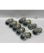 9 Pk Raco 3545 1-1/4″ 90° Liquidtight Connector for Flexible Conduit - €208,84 EUR