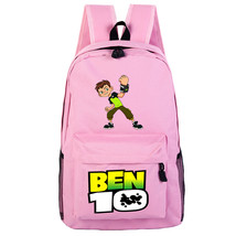 WM Ben 10 Backpack Daypack Schoolbag Bookbag Pink Bag Watch - £15.97 GBP