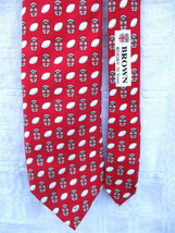 Vineyard Vines Custom Brown University Rugby and Doors Logo Silk Tie NEW... - $42.75