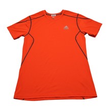 Adidas Shirt Womens Orange M Clima Lite Reflective Running Crew Neck workout - £14.06 GBP