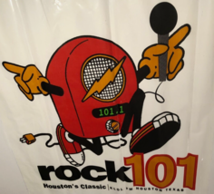 ROCK 101 Houston&#39;s Classic KLOL FM Radio 80s Houston Texas Running Vinta... - $179.44