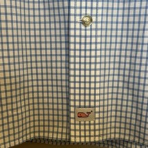 Vineyard Vines Classic Fit Murray Shirt Size XL Blue White Checkered But... - £30.97 GBP