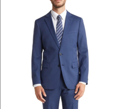 Original Penguin Blue Notch Lapel Comfort Stretch Suit Jacket Size 38S $295 - £33.65 GBP