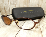 Serengeti Brown Metal Oval Sunglass Eyeglass FRAME ONLY - 6737 52-20-135... - $41.49 CAD
