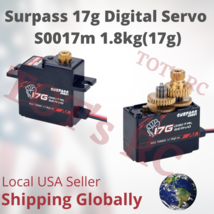 SURPASS 17g Metal Steering Gear Servo for RC plane Robot 1/18 1/16 Truck... - $10.99