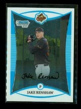 2008 Topps 1ST Bowman Chrome Baseball Card BCP34 Jake Renshaw Baltimore Orioles - £3.29 GBP