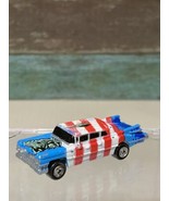 Micro Machines Cadillac &#39;59 Limousine By Galoob Red White Blue Statue Of... - £10.97 GBP