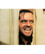 The Shining Jack Nicholson grinning menacingly through door classic 16x2... - £15.84 GBP