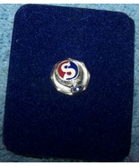 Vintage Sterling Silver, Enamel Letter &quot;S&quot; One Star Pin - $22.37 CAD