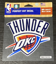 MLB Oklahoma City Thunder Logo on 4&quot;x4&quot; Perfect Cut Decal Single by WinC... - £8.78 GBP