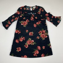 Zoe &amp; Rose band of gypsies Women Navy Blue Bell Sleeve Blouse Small Floral - $131.97 MXN