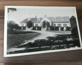 CASTINE, Maine ~ Community Hospital ~ c1940 RPPC PC Postcard - £6.83 GBP