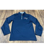 New England Patriots Men’s Blue Long-Sleeve Pullover – Majestic - Small - $5.99