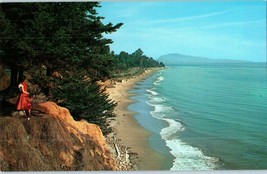 Picturesque Channel Drive Santa Barbaa California Postcard - £7.84 GBP