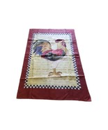 Vintage Laurie Korsgarden Large Outdoor Flag The Rooster Country Farm - $240.25 MXN