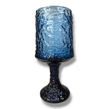 Vintage Lenox Crystal Impromptu Blue Water Wine Goblet Glass Single 7&quot;  - £14.99 GBP