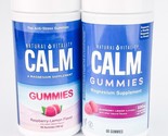 Natural Vitality Calm Gummies Magnesium Support 60 Gummies Each Lot BB11... - $26.07