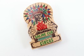 Vintage 1978 Top Ticket Salesman Saline Cub Circus Boy Scout Neckerchief Slide - £42.44 GBP