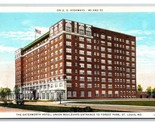 Gatesworth Hotel St Louis Missouri MO UNP Linen Postcard V18 - $2.92