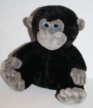 Melissa &amp; Doug Ape Monkey Baby Gorilla Blue Eyes Chimpanzee Black Plush Stuffed - £9.95 GBP