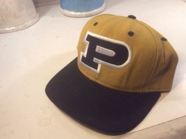 PURDUE UNIVERSITY CAP HAT Size 7 Made In The USA - £15.08 GBP