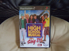 High School Musical: Sing It!  (Sony PlayStation 2, 2007) EUC - £17.74 GBP