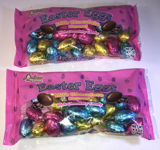 2 Packs 4.5oz ea Palmer Easter Eggs Solid Milk Chocolate Flavored Candy-SHIP24HR - £13.14 GBP