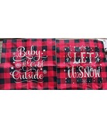 Christmas Throw Pillow Covers 18x18 Set of 2, Farmhouse Christmas Decor ... - $15.62 CAD
