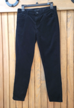 J BRAND Black Stretch Corduroy Pants  Size 28 Skinny - £14.05 GBP