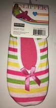 Blue Star fashion ballerina house slipper-L/XL SZ 9-11 -red green yellow... - $14.73