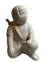 Benihana Kendo Samurai Ceramic Ninja Statue Figurine Ceramic Tiki Mug White - $24.40