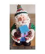 Vintage Twinkle Santa Collectible Figurine W/ Gingerbread 6” High Adorable - $8.98