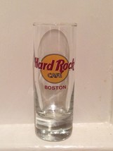 Hard Rock Cafe BOSTON 4&quot; SHOT/CORDIAL GLASS Classic Logo Mint US Seller - $9.50