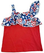 Walmart Brand Toddler Girls One Shoulder Ruffle Tank Top Shirt Size 5T P... - $13.78 CAD